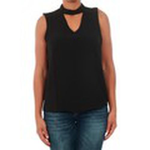 Camiseta tirantes 15145266 ONLMYRINA CHOKER S/L SOLID TOP WVN BLACK para mujer - Only - Modalova