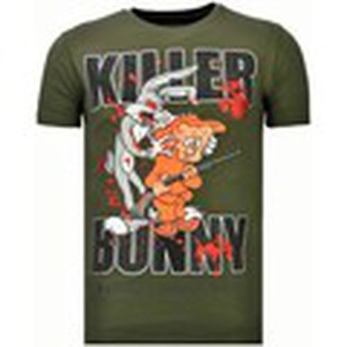 Camiseta Killer Bunny Rhinestone para hombre - Local Fanatic - Modalova