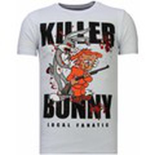 Camiseta Killer Bunny Rhinestone para hombre - Local Fanatic - Modalova