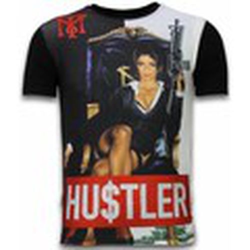 Camiseta Hu$tler Digital Rhinestone para hombre - Local Fanatic - Modalova