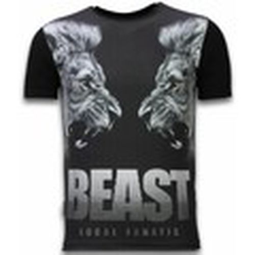 Camiseta Beast Digital Rhinestone para hombre - Local Fanatic - Modalova