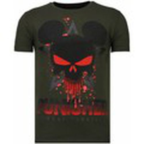 Camiseta Punisher Mickey Rhinestone para hombre - Local Fanatic - Modalova