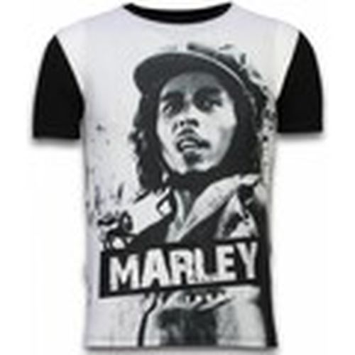 Camiseta Bob Marley Black And White Digital para hombre - Local Fanatic - Modalova