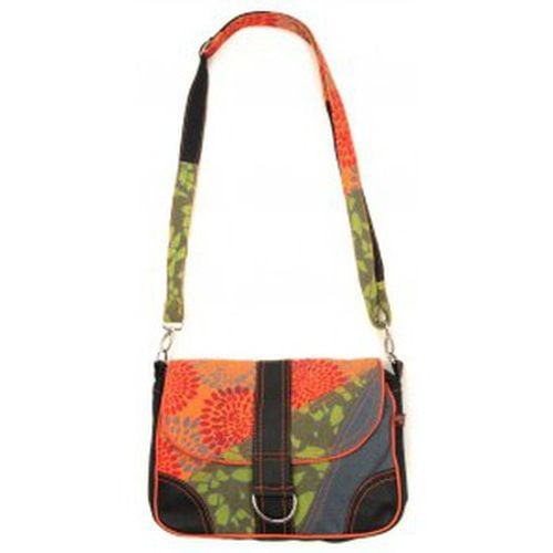 Borsa Petit Sac Besace New Dehli GN-144 Orange/Vert - Bamboo's Fashion - Modalova