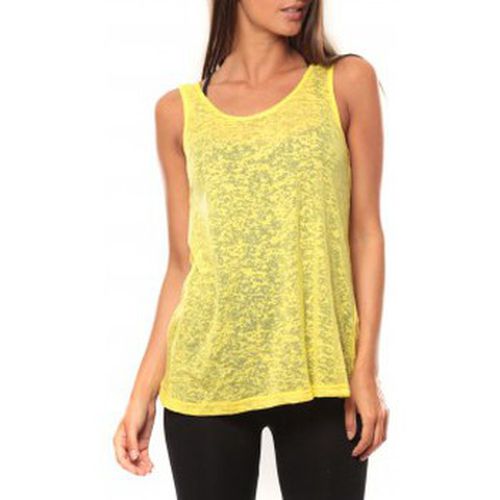 Camicetta Débardeur Kitty Tank Top 10110750 Jaune - Vero moda - Modalova