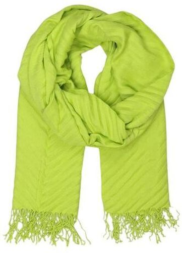 Damen Schal, hellgrün, Synthetik, Viskose - Second Hand - Comma - Modalova