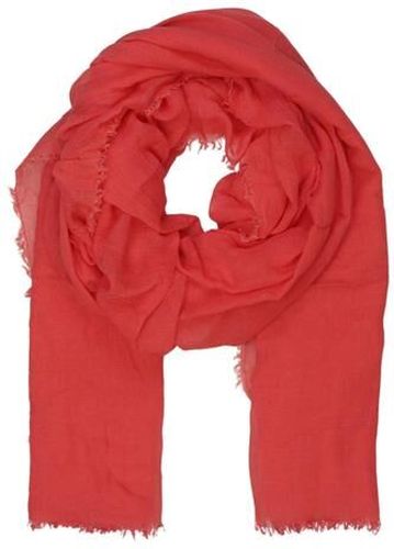 Damen Schal, rot, Baumwolle, Viskose - Second Hand - Codello - Modalova