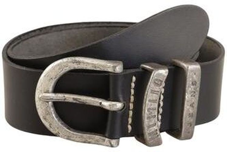 Damen Gürtel, schwarz, Gr. 75, Leder - Second Hand - Mustang - Modalova