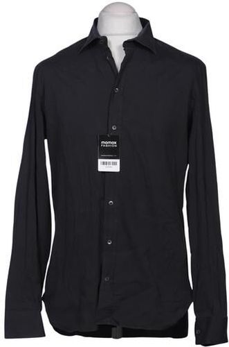 Collezioni Herren Hemd, marineblau, Gr. 43, Elasthan, Baumwolle, Synthetik - Second Hand - Giorgio Armani - Modalova