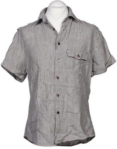 Jeans Herren Hemd, grau, Gr. 43, Leinen - Second Hand - Giorgio Armani - Modalova