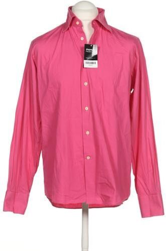 Herren Hemd, pink, Gr. 42, Baumwolle - Second Hand - Artigiano - Modalova