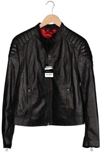 Herren Jacke, schwarz, Gr. EU 48 (Uk/Us 38), Leder, Viskose - Second Hand - Belstaff - Modalova