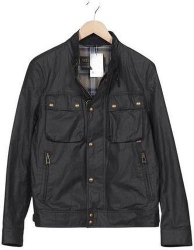 Herren Jacke, schwarz, Gr. EU 52 (Uk/Us 40), Baumwolle, Viskose - Second Hand - Belstaff - Modalova