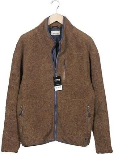 Herren Jacke, braun, Gr. L, Synthetik - Second Hand - Blend - Modalova