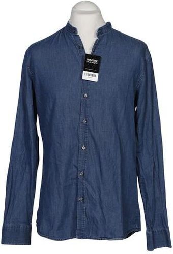 Herren Hemd, blau, Gr. 39, Baumwolle - Second Hand - Brax - Modalova