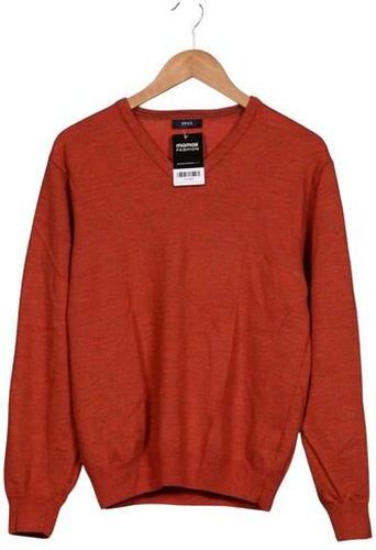 Herren Pullover, orange, Gr. EU 48, Baumwolle, Wolle - Second Hand - Brax - Modalova