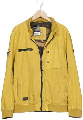 Herren Jacke, gelb, Gr. EU 52, Baumwolle, Synthetik - Second Hand - Camel active - Modalova