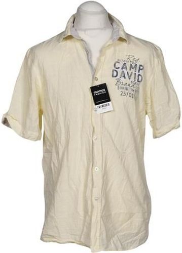 Herren Hemd, gelb, Gr. M, Baumwolle - Second Hand - Camp david - Modalova