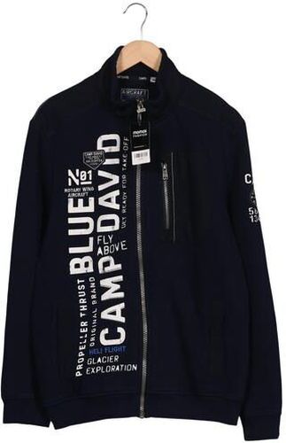 Herren Sweatshirt, marineblau, Gr. XL, Baumwolle, Synthetik - Second Hand - Camp david - Modalova