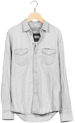 Jeans Herren Hemd, grau, Gr. XS, Baumwolle - Second Hand - Calvin Klein - Modalova