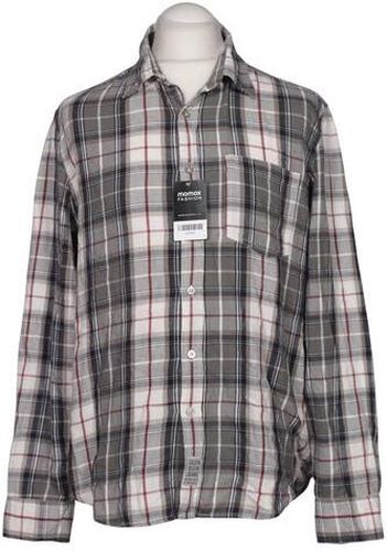 Jeans Herren Hemd, grau, Gr. L, Baumwolle - Second Hand - Calvin Klein - Modalova