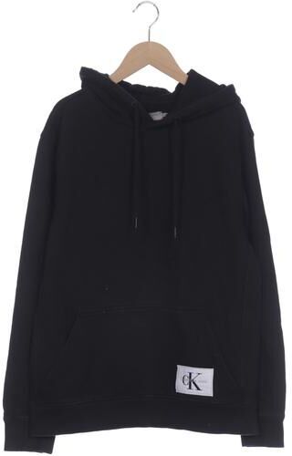 Jeans Herren Kapuzenpullover, schwarz, Gr. L, Elasthan, Baumwolle - Second Hand - Calvin Klein - Modalova