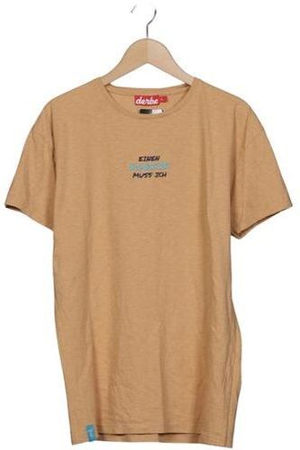 Herren T-Shirt, beige, Gr. XL, Baumwolle - Second Hand - Derbe - Modalova