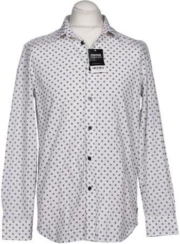 Herren Hemd, weiß, Gr. M, Baumwolle - Second Hand - Diesel - Modalova