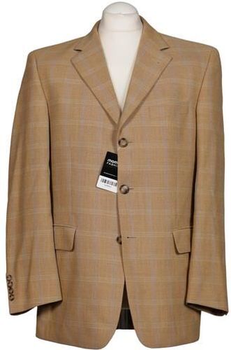 Herren Sakko, beige, Gr. EU 48, Schurwolle, Synthetik, Viskose - Second Hand - Digel - Modalova
