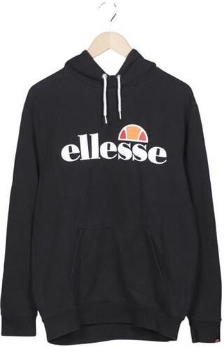 Herren Kapuzenpullover, schwarz, Gr. M, Baumwolle, Synthetik - Second Hand - Ellesse - Modalova