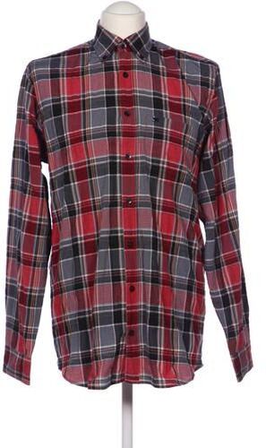 Herren Hemd, rot, Gr. 37, Elasthan, Baumwolle, Synthetik - Second Hand - engbers - Modalova