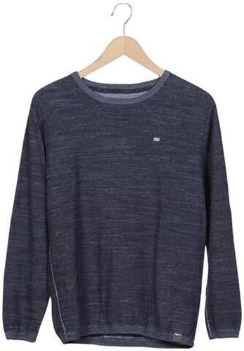 Herren Pullover, marineblau, Gr. M, Baumwolle, Leinen - Second Hand - engbers - Modalova