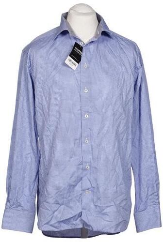 Herren Hemd, hellblau, Gr. 44, Baumwolle - Second Hand - Eton - Modalova