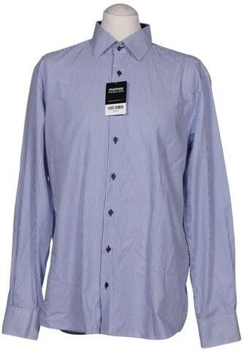 Herren Hemd, blau, Gr. 42, Baumwolle - Second Hand - Eterna - Modalova
