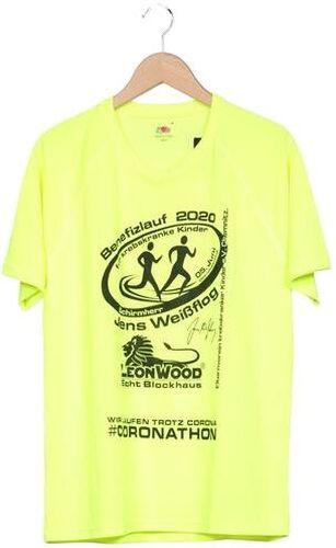 Herren T-Shirt, neon, Gr. M, Synthetik - Second Hand - Fruit of the loom - Modalova