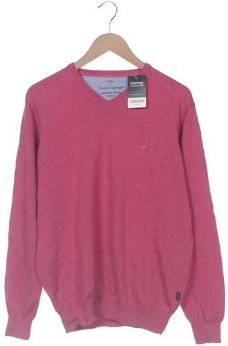 Herren Pullover, pink, Gr. M, Baumwolle - Second Hand - Fynch Hatton - Modalova
