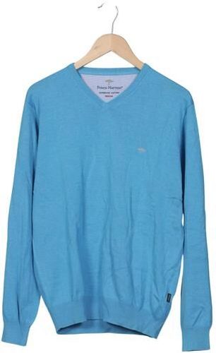 Herren Pullover, hellblau, Gr. M, Baumwolle - Second Hand - Fynch Hatton - Modalova