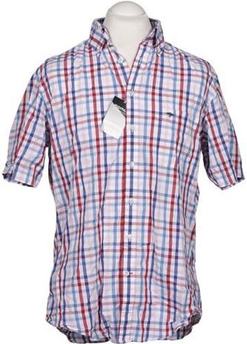 Herren Hemd, blau, Gr. 41, Baumwolle - Second Hand - Fynch Hatton - Modalova