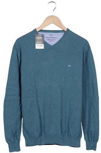 Herren Pullover, türkis, Gr. XL, Baumwolle - Second Hand - Fynch Hatton - Modalova
