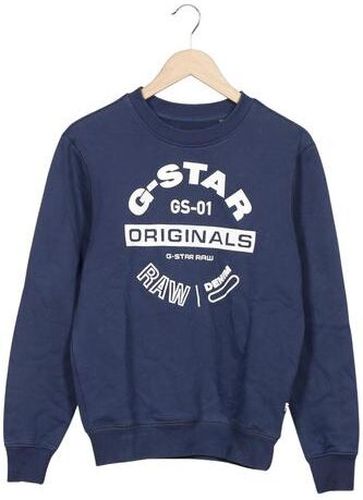 Herren Sweatshirt, marineblau, Gr. S, Elasthan, Baumwolle, Synthetik - Second Hand - G STAR RAW - Modalova