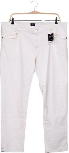 Herren Jeans, weiß, Gr. W42 L32, Elasthan, Baumwolle - Second Hand - Gant - Modalova