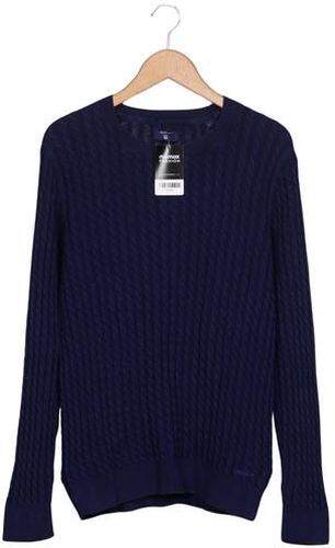 Herren Pullover, marineblau, Gr. L, Baumwolle - Second Hand - Gant - Modalova