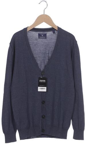 Herren Strickjacke, marineblau, Gr. S, Wolle - Second Hand - Gant - Modalova