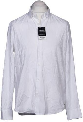 Herren Hemd, weiß, Gr. XL, Elasthan, Baumwolle - Second Hand - Garcia - Modalova