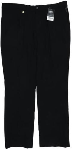 Herren Stoffhose, schwarz, Gr. EU 56, Elasthan, Baumwolle, Synthetik - Second Hand - GOLFINO - Modalova