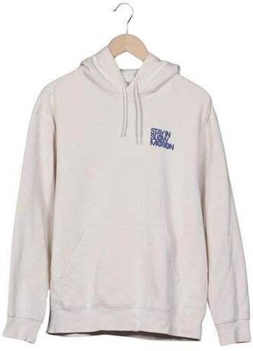 Herren Kapuzenpullover, cremeweiß, Gr. M, Baumwolle, Synthetik - Second Hand - H&M - Modalova