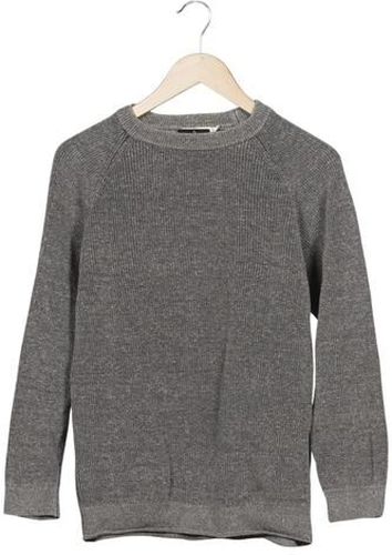 Herren Pullover, grau, Gr. EU 48, Baumwolle, Leinen, Seide - Second Hand - Hessnatur - Modalova