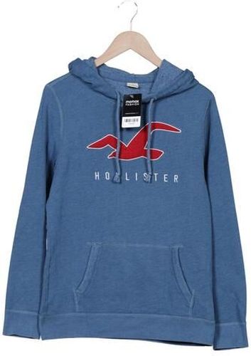 Herren Kapuzenpullover, blau, Gr. S, Baumwolle, Synthetik - Second Hand - Hollister - Modalova