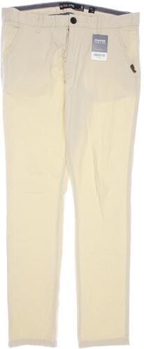 Herren Stoffhose, beige, Gr. W34 L34, Elasthan, Baumwolle - Second Hand - INDICODE JEANS - Modalova