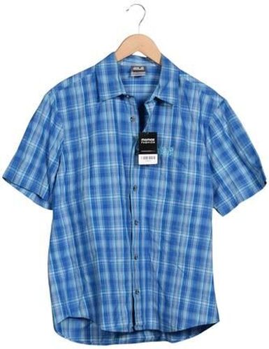 Herren Hemd, blau, Gr. L, Baumwolle - Second Hand - Jack Wolfskin - Modalova